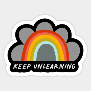 Keep unlearning Sticker